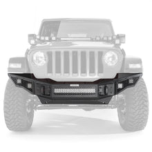 Load image into Gallery viewer, Go Rhino 331200T Rockline Winch-Ready Full Width Bumper For Jeep for Select Jeep Gladiator, Jeep Wrangler, Jeep Wrangler JK