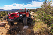 Load image into Gallery viewer, Go Rhino 331201T Rockline Winch-Ready Full Width Bumper With Overrider For Jeep for Select Jeep Gladiator, Jeep Wrangler, Jeep Wrangler JK