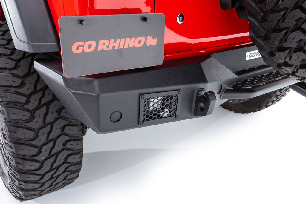 Go Rhino 371200T Rockline Rear Full Width Bumper for Jeep JL & JLU for Select Jeep Wrangler