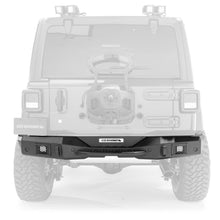 Load image into Gallery viewer, Go Rhino 371200T Rockline Rear Full Width Bumper for Jeep JL &amp; JLU for Select Jeep Wrangler