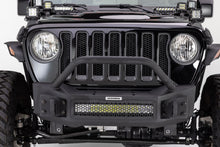 Load image into Gallery viewer, Go Rhino 331101T Rockline Winch-Ready Front Stubby Bumper With Overrider For Jeep for Select Jeep Gladiator, Jeep Wrangler, Jeep Wrangler JK