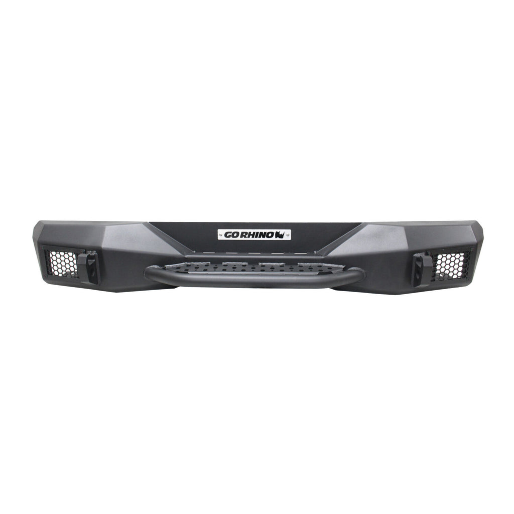 Go Rhino 371100T Rockline Rear Stubby Bumper for Jeep Wrangler JL for Select Jeep Wrangler