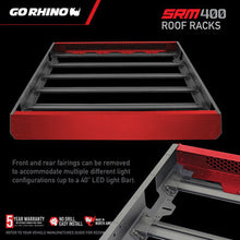 Load image into Gallery viewer, Go Rhino 5934068T SRM400 68" Long x 52" Wide Fabricated Customizable Steel Basket Roof Rack