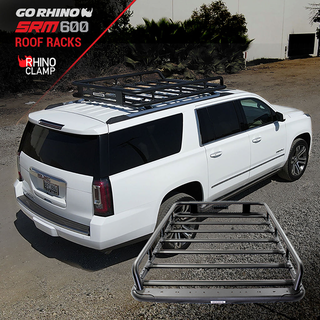 Go Rhino 5936075T SRM600 75" Long x 52" Wide Tubular Basket-Style Roof Rack