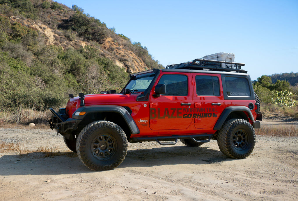Go Rhino 5936065T SRM600 65" Long x 52" Wide Tubular Basket-Style Roof Rack