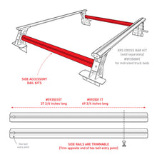 Load image into Gallery viewer, Go Rhino 5935011T XRS Cross Bars 49 3/4" Side Rail Accessory Kit