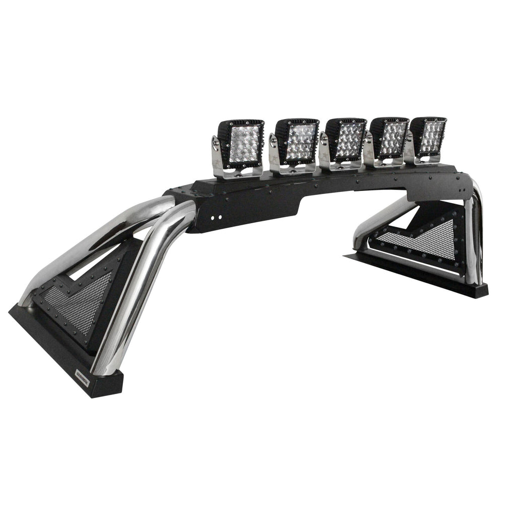 Go Rhino 915600PS Sport Bar 2.0 with Power Actuated Retractable Light Mount for Select Chevrolet Colorado, GMC Canyon, Toyota Tacoma
