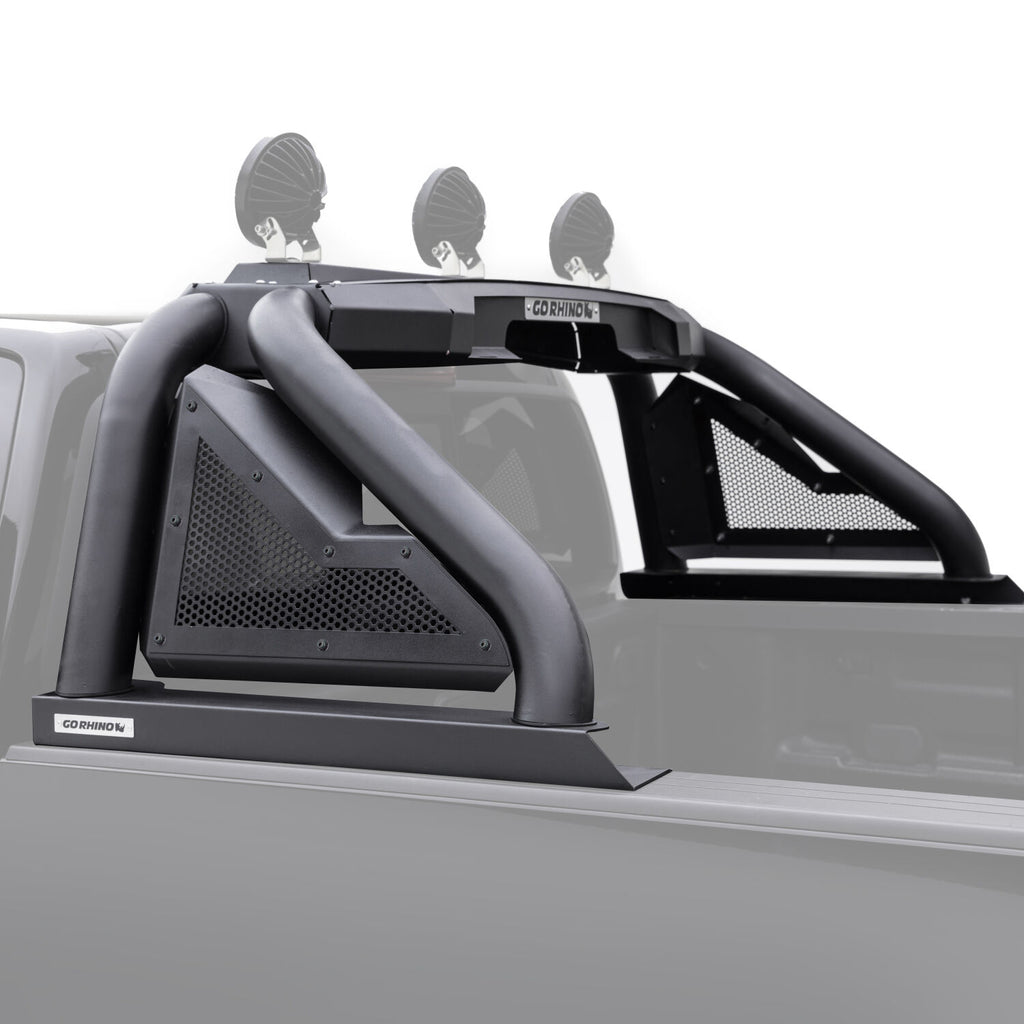 Go Rhino 911000T Sport Bar 2.0 for Full-Sized Trucks for Select Chevrolet Silverado 1500, Chevrolet Silverado LD, Chevrolet Silverado HD, Chevrolet Silverado HD, Dodge Ram 1500, Dodge Ram 2500, Dodge Ram 3500, Ford F-150, GMC Sierra 1500, GMC Sierra