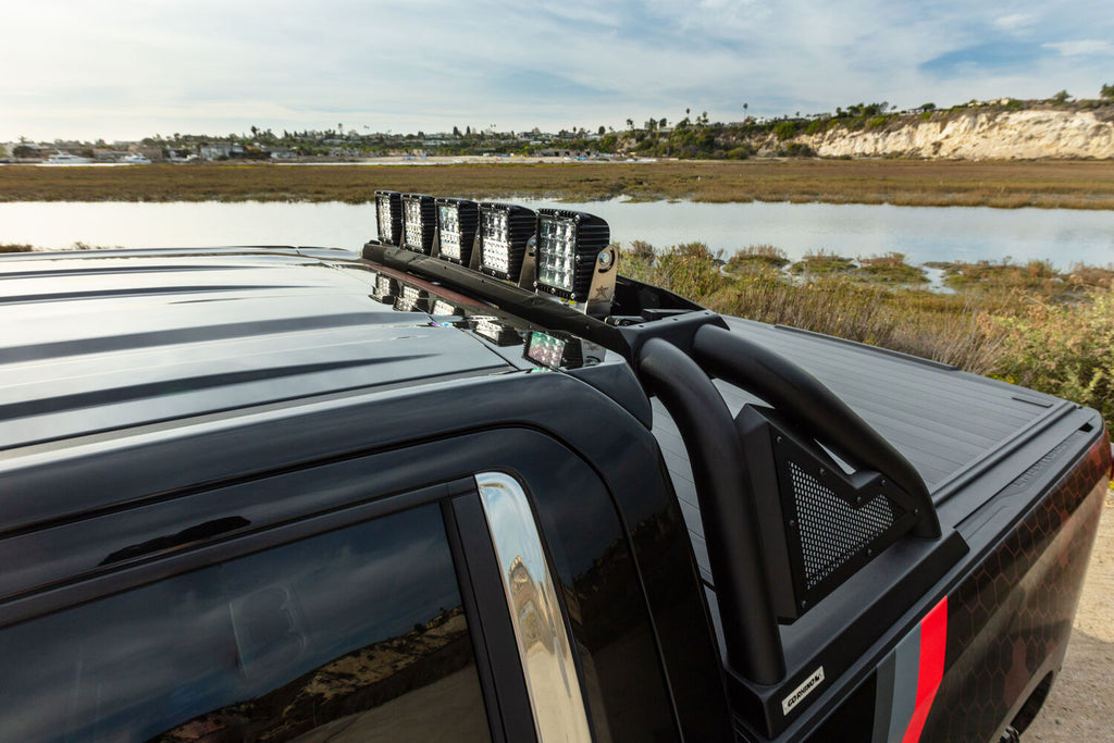 Go Rhino 911610T Sport Bar 2.0 with Power Actuated Retractable Light Mount for Select Chevrolet Silverado 1500, Chevrolet Silverado LTD, GMC Sierra 1500, GMC Sierra Limited