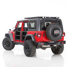 Load image into Gallery viewer, Go Rhino 27137T Rockline Low Profile Body Mount Tire Carrier For Jeep for Select Jeep Wrangler