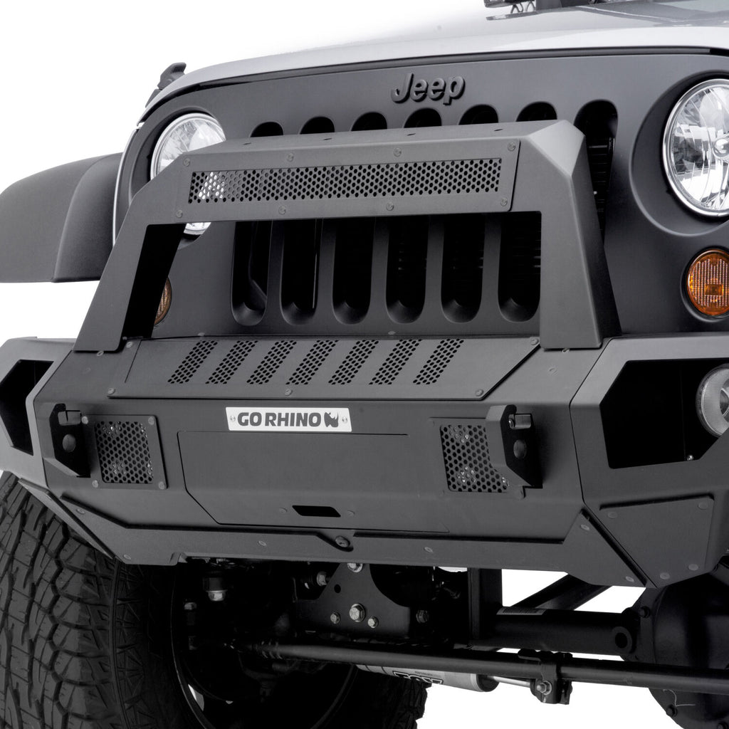 Go Rhino 25101T Trailline 10 - Light Mount Bar For Jeep for Select Ford Bronco, Jeep Gladiator, Jeep Wrangler, Jeep Wrangler JK