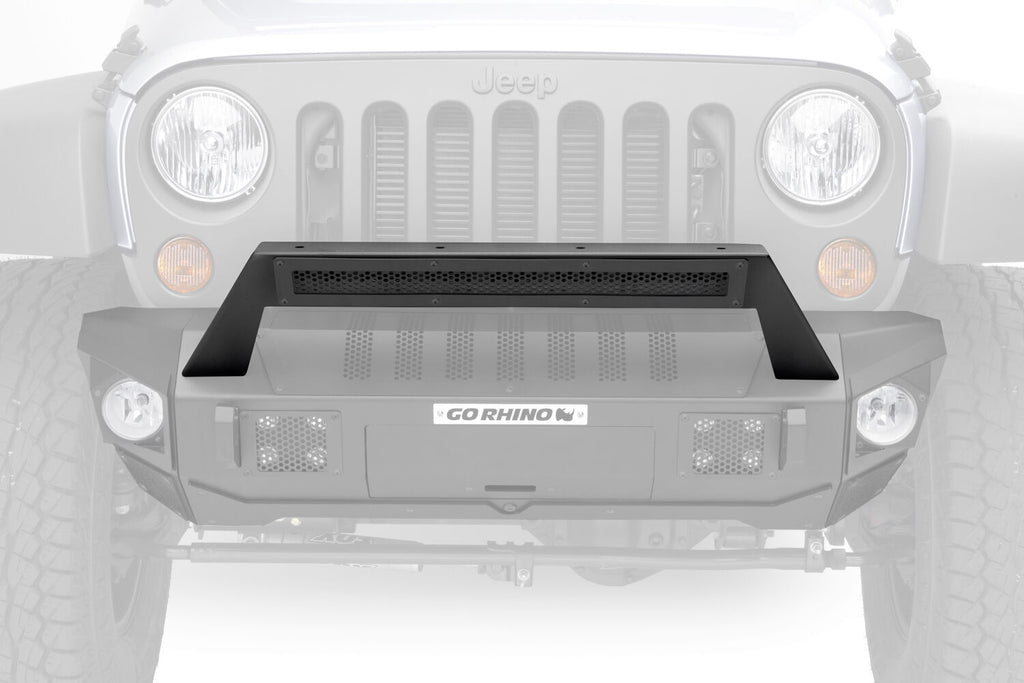 Go Rhino 25102T Trailline 20 - Light Mount Bar For Jeep for Select Ford Bronco, Jeep Gladiator, Jeep Wrangler, Jeep Wrangler JK