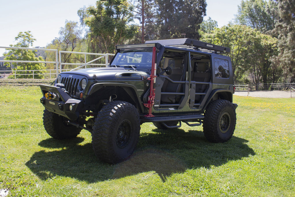 Go Rhino 572502 Trailline Tube Doors, Rear pair for Jeep Wrangler JK/JKU for Select Jeep Wrangler, Jeep Wrangler JK