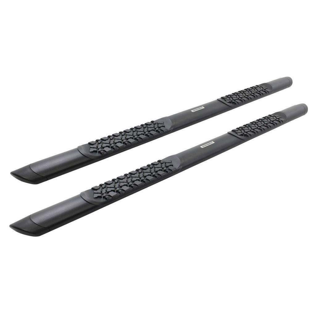 Go Rhino V3429980T V-Series V3 Aluminum Side Steps and Mounting Brackets Kit - Textured Black for Select Ram 1500, Ram Classic