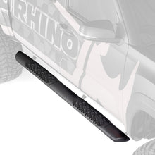 Load image into Gallery viewer, Go Rhino V3405880T V-Series V3 Aluminum Side Steps and Mounting Brackets Kit - Textured Black for Select Chevrolet Silverado 1500, Chevrolet Silverado LD, Chevrolet Silverado HD, Chevrolet Silverado HD, GMC Sierra 1500, GMC Sierra Limited, GMC Sierra HD,