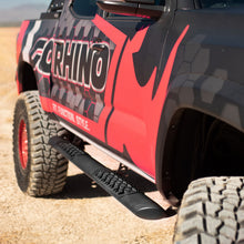 Load image into Gallery viewer, Go Rhino V3441580T V-Series V3 Aluminum Side Steps with Mounting Brackets Kit for Select Toyota Tundra
