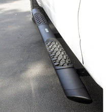 Load image into Gallery viewer, Go Rhino V3404887T V-Series V3 Aluminum Side Steps and Mounting Brackets Kit - Textured Black for Select Chevrolet Silverado 1500, Chevrolet Silverado LTD, Chevrolet Silverado HD, Chevrolet Silverado HD, GMC Sierra 1500, GMC Sierra Limited, GMC Sierra