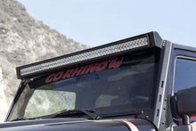 Load image into Gallery viewer, Go Rhino 731500T WLF Windshield Light Frame for Jeep JK - Fits 50" Light Bar for Select Jeep Wrangler, Jeep Wrangler JK