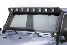 Load image into Gallery viewer, Go Rhino 738300T WLF Windshield Light Frame for Jeep JK - Fits Eight 3" LED Cube Lights for Select Jeep Wrangler, Jeep Wrangler JK