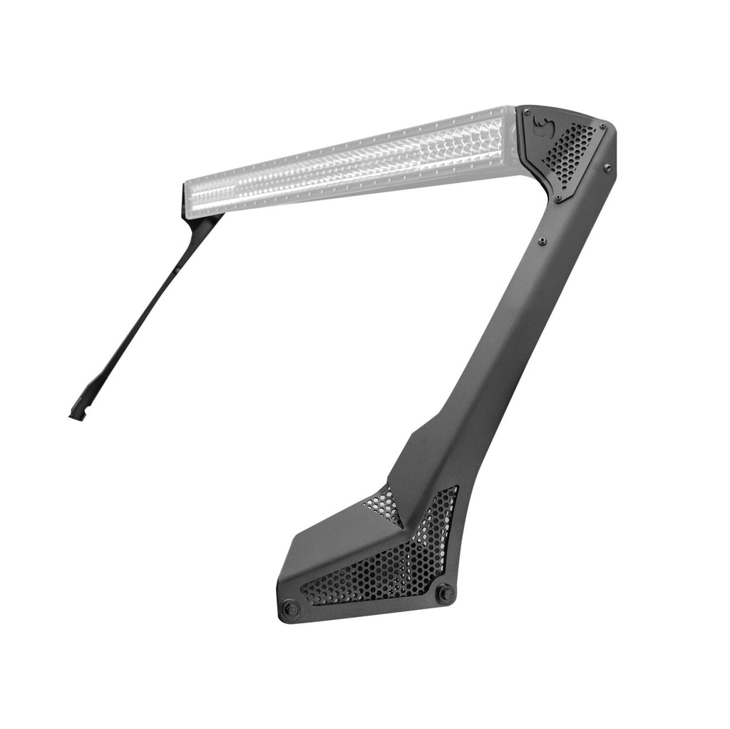 Go Rhino 730500T XE Windshield Light Mount for Jeep Wrangler JL/Gladiator JT, fits 50" Light Bar for Select Jeep Gladiator, Jeep Wrangler