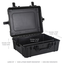 Load image into Gallery viewer, Go Rhino XG252010F Xventure Gear Hard Case With Foam - Large Box 25"