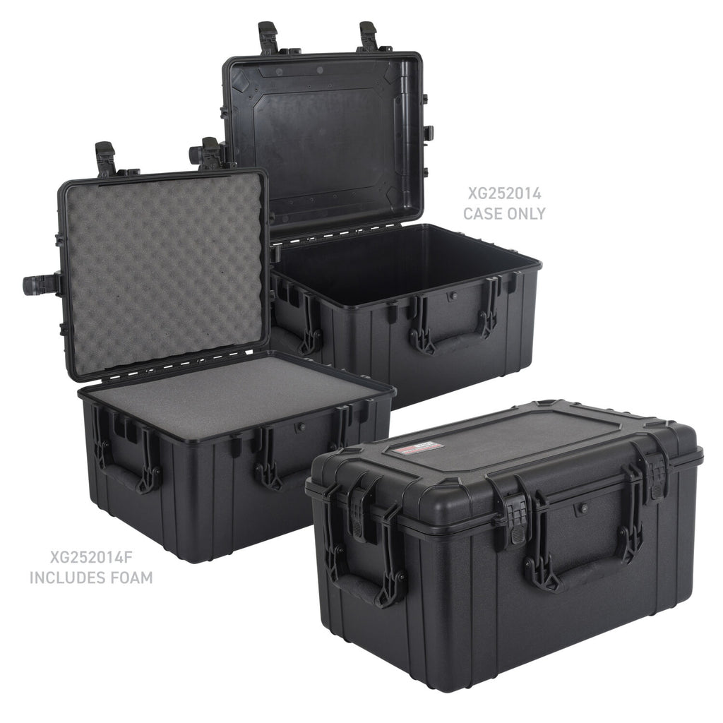 Go Rhino XG252014F Xventure Gear Hard Case With Foam - X-Large Box 25"