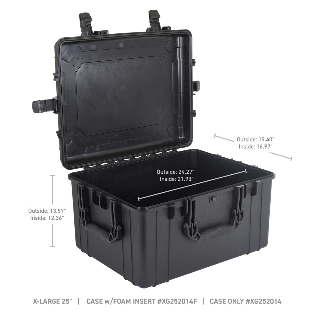 Go Rhino XG252014 Xventure Gear Hard Case - X-Large Box 25"