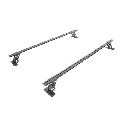 Go Rhino 5935015T XRS Cross Bars - Bed Rail Kit for Full/Mid Sized Trucks W/Tonneau Cover T-Tracks for Select Chevrolet Colorado, Chevrolet Silverado 1500, Chevrolet Silverado LTD, Chevrolet Silverado HD, Chevrolet Silverado HD, Ford F-150, Ford F-250