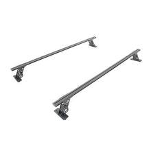 Load image into Gallery viewer, Go Rhino 5935015T XRS Cross Bars - Bed Rail Kit for Full/Mid Sized Trucks W/Tonneau Cover T-Tracks for Select Chevrolet Colorado, Chevrolet Silverado 1500, Chevrolet Silverado LTD, Chevrolet Silverado HD, Chevrolet Silverado HD, Ford F-150, Ford F-250