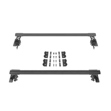 Load image into Gallery viewer, Go Rhino 5935001T XRS Cross Bars - Truck Bed Rail Kit for Full-Sized Trucks without Tonneau Covers for Select Chevrolet Silverado 1500, Chevrolet Silverado LTD, Chevrolet Silverado HD, Chevrolet Silverado HD, Ford F-150, Ford F-250 Super Duty, Ford F-350