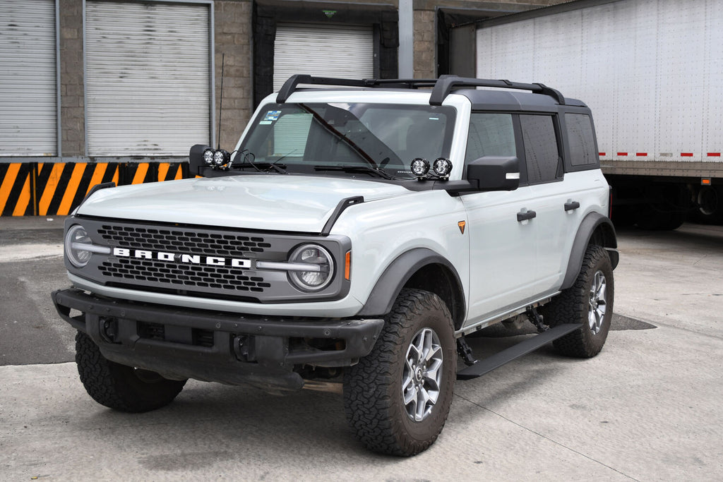 Go Rhino 20412974PC RealTruck VoltStep Electric Running Board Kit for Select Ford Bronco