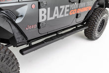 Load image into Gallery viewer, Go Rhino 105450673T 5" 1000 Series Side Steps with Mounting Brackets Kit for Select Jeep Wrangler