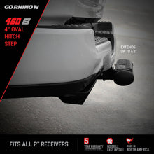 Load image into Gallery viewer, Go Rhino 460B 4" Oval Hitch Step - Black