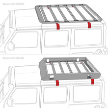 Load image into Gallery viewer, Go Rhino 5910010T SRM Rack Mounting Kit - Gutter Mount - 4 PCS for Select Jeep Wrangler, Jeep Wrangler JK