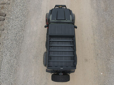 Go Rhino 5934068T SRM400 68" Long x 52" Wide Fabricated Customizable Steel Basket Roof Rack