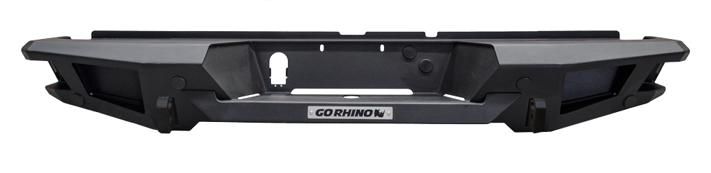 Go Rhino 28171T BR20 Rear BR Bumper for Chevrolet Silverado GMC Sierra 1500 for Select Chevrolet Silverado 1500, Chevrolet Silverado LD, GMC Sierra 1500, GMC Sierra Limited