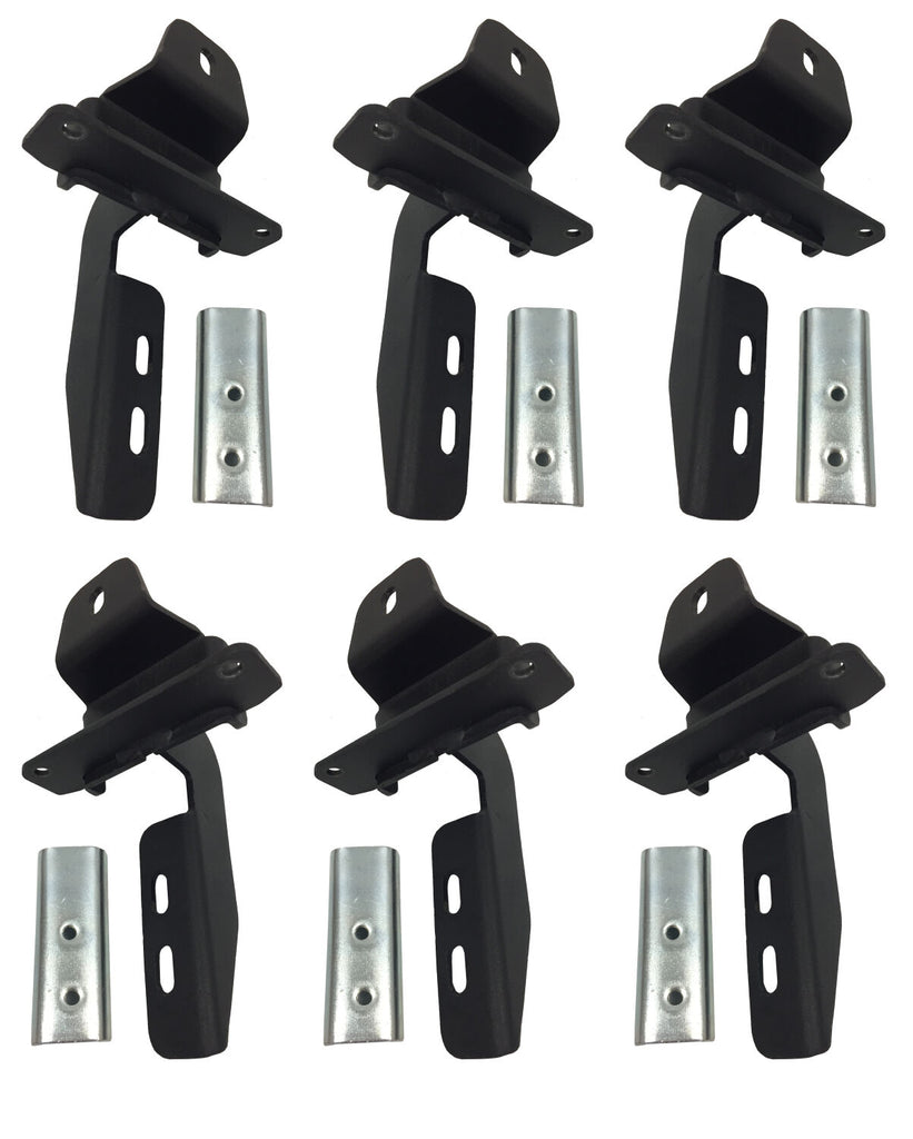 Go Rhino 6845065 OE Xtreme Cab Length Side Steps - MOUNTING BRACKETS ONLY for Select Jeep Wrangler