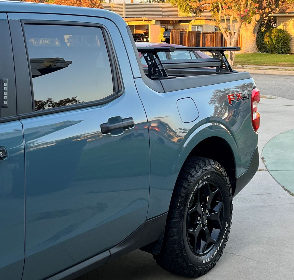 Go Rhino 5935000T XRS Cross Bars - Truck Bed Rail Kit for Mid-Sized Trucks without Tonneau Covers for Select Chevrolet Colorado, Ford Maverick, Ford Ranger, GMC Canyon, Jeep Gladiator, Nissan Frontier, Toyota Tacoma