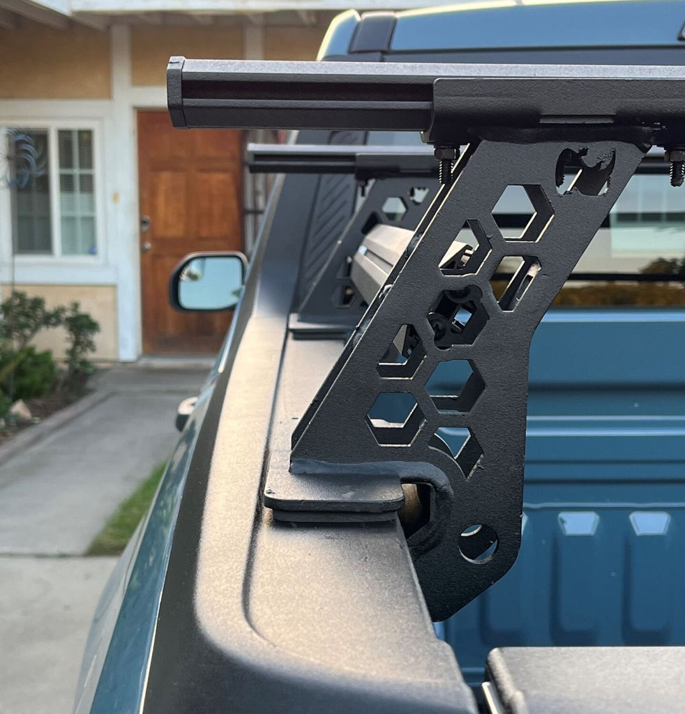 Go Rhino 5935000T XRS Cross Bars - Truck Bed Rail Kit for Mid-Sized Trucks without Tonneau Covers for Select Chevrolet Colorado, Ford Maverick, Ford Ranger, GMC Canyon, Jeep Gladiator, Nissan Frontier, Toyota Tacoma