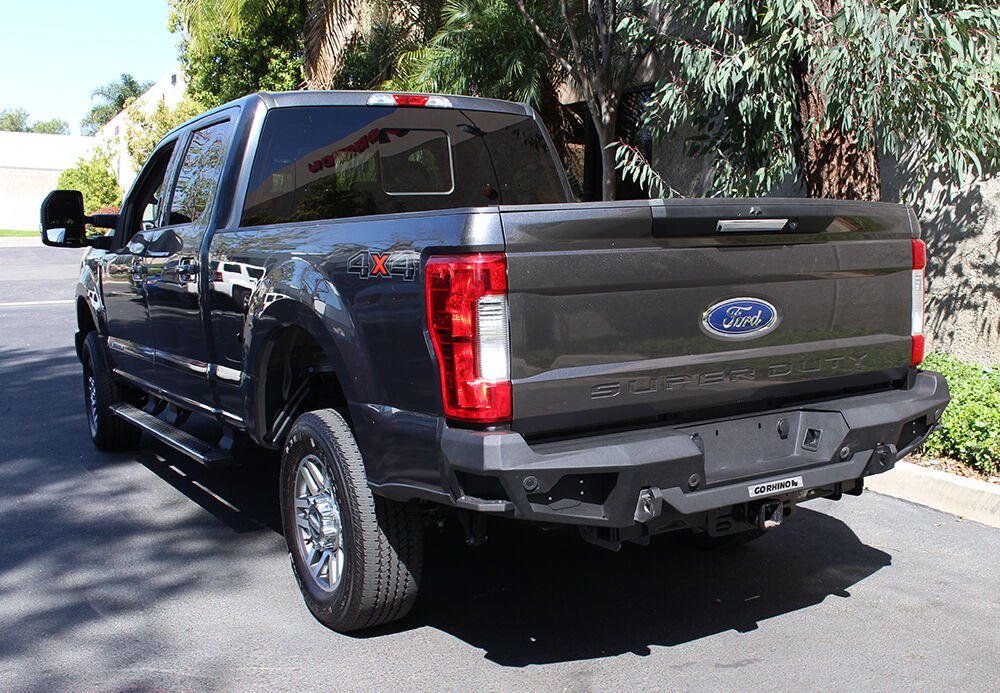 Go Rhino 28373T BR20.5 Rear BR Bumper for Ford F-250 F-350 Super Duty Lariat XL XLT for Select Ford F-250 Super Duty, Ford F-350 Super Duty