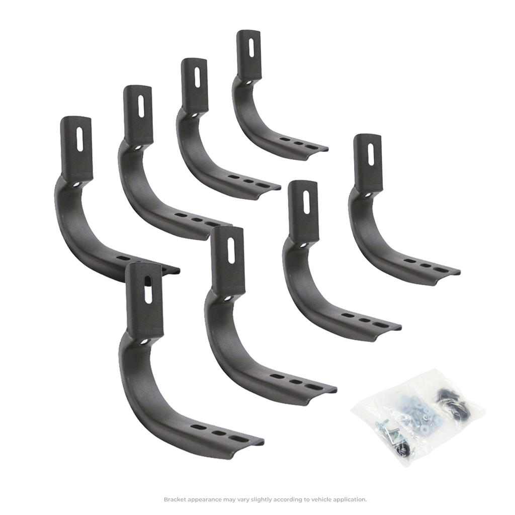 Go Rhino 6845165 OE Xtreme Cab Length Side Steps - MOUNTING BRACKETS ONLY for Select Jeep Gladiator