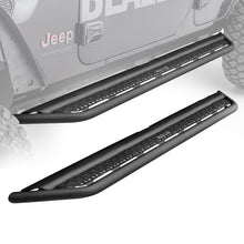 Load image into Gallery viewer, Go Rhino D64505T Dominator Xtreme D6 Side Steps with Rocker Panel Mounting Brackets Kit for Select Jeep Wrangler, Jeep Wrangler JK