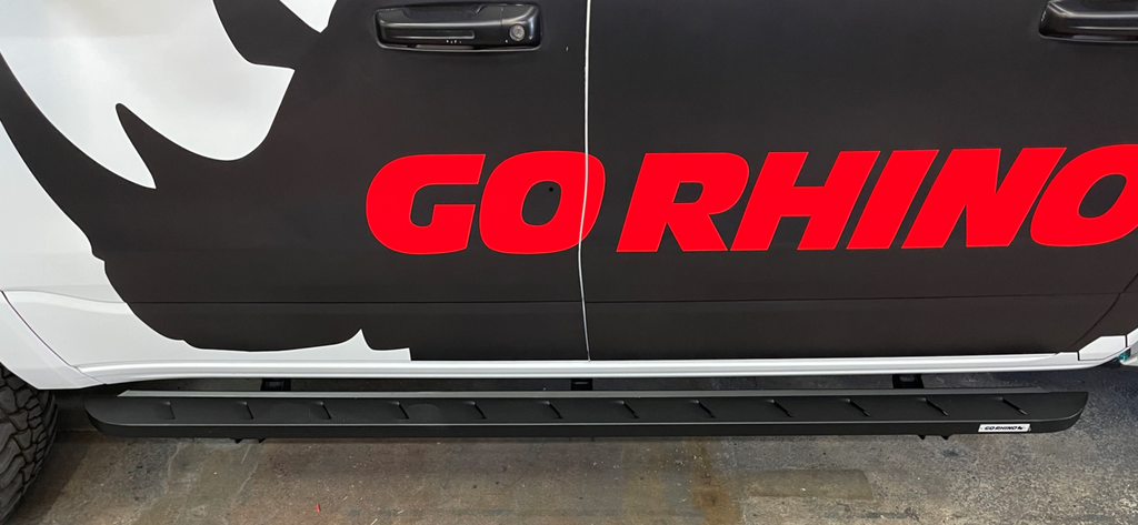 Go Rhino 63430687SPC RB10 Slim Line Running Boards with Mounting Brackets Kit for Select Ram