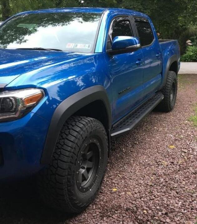 Go Rhino 69443280PC RB20 Running Boards with Mounting Brackets Kit for Select Toyota Tacoma