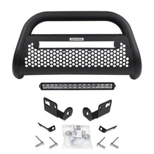 Load image into Gallery viewer, Go Rhino 55193LT RC2 LR Bull Bar with Mounting Brackets and Single Row 20" Light Bar Kit for Select GMC Sierra