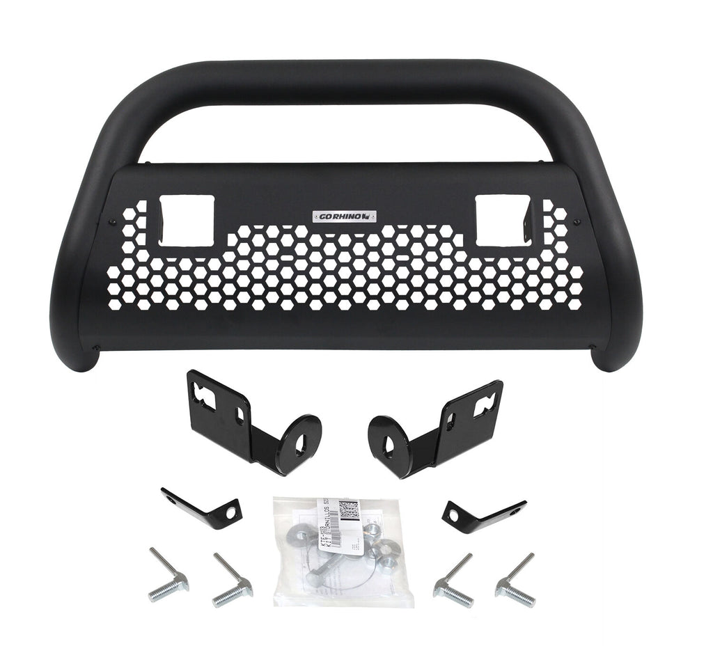 Go Rhino 55652T RC2 Bull Bar with Mounting Brackets and Two 3" Light Holes Kit for Select Dodge Ram 2500, Dodge Ram 3500, Ram 2500, Ram