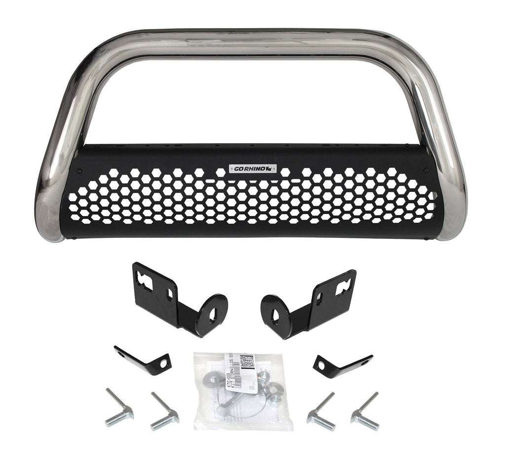 Go Rhino 55253PS RC2 Bull Bar with Mounting Brackets Kit for Select Toyota Sequoia, Toyota Tundra