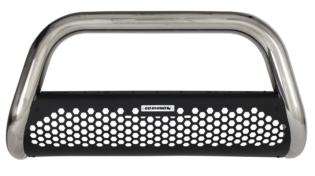 Go Rhino 55366PS RC2 Bull Bar (Front Guard only, no mounting brackets) for Select Chevrolet Colorado, Chevrolet Silverado 2500, Chevrolet Silverado HD, Chevrolet Silverado 3500, Dodge Ram 1500, Dodge Ram 2500, Dodge Ram 3500, Ford F-150, GMC Canyon, Ram