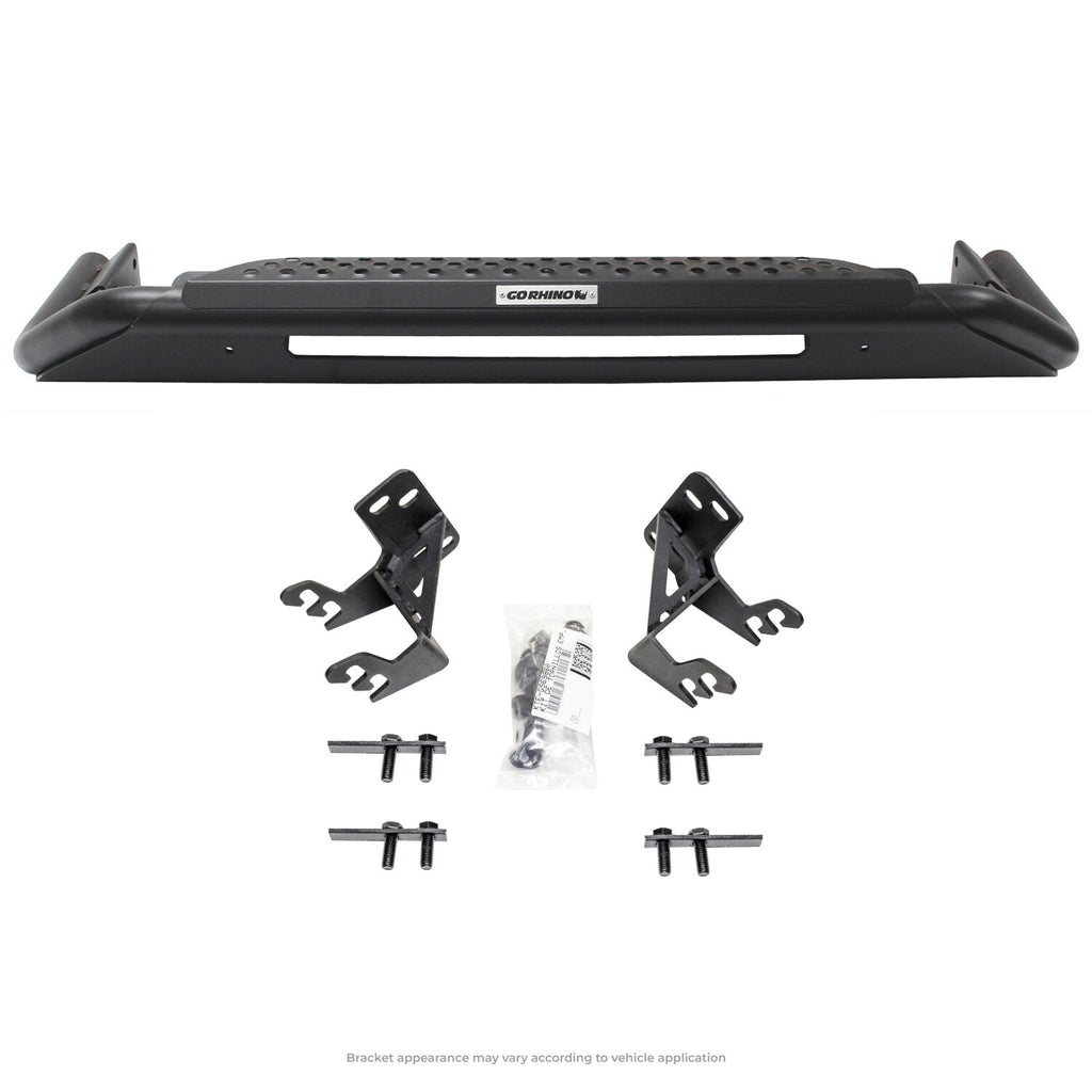 Go Rhino 562970T RC3 LR Light Ready Skid Plate Bull Bar with Mounting Brackets Kit for Select Chevrolet Silverado 1500, Chevrolet Silverado LTD
