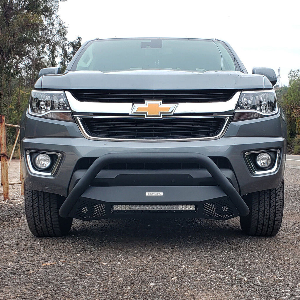 Go Rhino 5414620LT RC4 LR Bull Bar with Mounting Brackets, Single Row 20" Light Bar Kit for Select Chevrolet Colorado, GMC Canyon